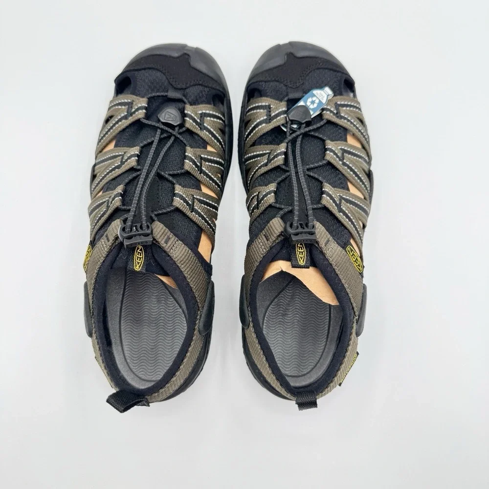 KEEN Drift Creek H2 Men Size 7.5 Olive/Black Water Sandals